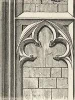 An illustration from An attempt to discriminate the styles of architecture in England : from the Conquest to the Reformation ; with a sketch of the Grecian and Roman orders /by the late Thomas Rickman (1881)