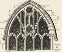 An illustration from An attempt to discriminate the styles of architecture in England : from the Conquest to the Reformation ; with a sketch of the Grecian and Roman orders /by the late Thomas Rickman (1881)
