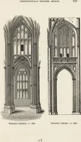 Picture 267 of 323 from An attempt to discriminate the styles of architecture in England : from the Conquest to the Reformation ; with a sketch of the Grecian and Roman orders /by the late Thomas Rickman (1881), leaf 332