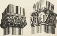 An illustration from An attempt to discriminate the styles of architecture in England : from the Conquest to the Reformation ; with a sketch of the Grecian and Roman orders /by the late Thomas Rickman (1881)