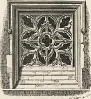 An illustration from An attempt to discriminate the styles of architecture in England : from the Conquest to the Reformation ; with a sketch of the Grecian and Roman orders /by the late Thomas Rickman (1881)
