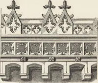 An illustration from An attempt to discriminate the styles of architecture in England : from the Conquest to the Reformation ; with a sketch of the Grecian and Roman orders /by the late Thomas Rickman (1881)