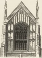 An illustration from An attempt to discriminate the styles of architecture in England : from the Conquest to the Reformation ; with a sketch of the Grecian and Roman orders /by the late Thomas Rickman (1881)
