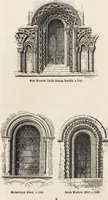 An illustration from An attempt to discriminate the styles of architecture in England : from the Conquest to the Reformation ; with a sketch of the Grecian and Roman orders /by the late Thomas Rickman (1881)