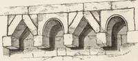 An illustration from An attempt to discriminate the styles of architecture in England : from the Conquest to the Reformation ; with a sketch of the Grecian and Roman orders /by the late Thomas Rickman (1881)