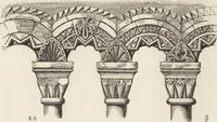 An illustration from An attempt to discriminate the styles of architecture in England : from the Conquest to the Reformation ; with a sketch of the Grecian and Roman orders /by the late Thomas Rickman (1881)