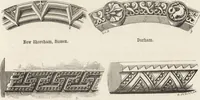 An illustration from An attempt to discriminate the styles of architecture in England : from the Conquest to the Reformation ; with a sketch of the Grecian and Roman orders /by the late Thomas Rickman (1881)