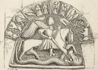 An illustration from An attempt to discriminate the styles of architecture in England : from the Conquest to the Reformation ; with a sketch of the Grecian and Roman orders /by the late Thomas Rickman (1881)