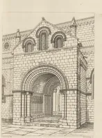 An illustration from An attempt to discriminate the styles of architecture in England : from the Conquest to the Reformation ; with a sketch of the Grecian and Roman orders /by the late Thomas Rickman (1881)