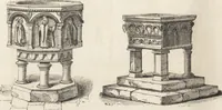 An illustration from An attempt to discriminate the styles of architecture in England : from the Conquest to the Reformation ; with a sketch of the Grecian and Roman orders /by the late Thomas Rickman (1881)