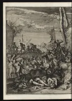 Picture 6 of 13 from Advis fidelle aux veritables Hollandois. Touchant ce qui s'est passé dans les villages de Bodegrave & Swammerdam, & les cruautés inoüies, que les François y ont exercées. Avec un memoire de la derniere marche de l'armée du roy de France en Brabant & en Flandre (1673), leaf 65