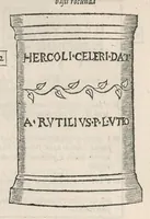 Picture 3 of 15 from Inscriptionvm antiqvarvm quae passim per Europam liber : accessit avctarivm a Ivsto Lipsio (1588), leaf 63