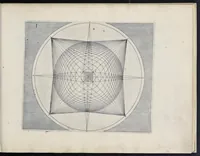 Picture 1 of 38 from Perspective, id est, Celeberrima ars inspicientis aut transpicientis oculorum aciei : in pariete, tabula aut tela depicta, in qua demonstrantur quaedam tam antiqua, quam nova aedificia, templorum, sive aedium, aularum, cubicularum, ambulaciorum, platearum, xystorum, hortorum, fororum, viarum et hujusmodi alia, quae nituntur suis fondamentalibus lineis, quorum fondamentum descriptionibus clare exsplicatur, perutilis ac necessaria, omnibus pictoribus, sculptoribus, statuariis, fabriferrariis, architectis, inventoribus, cæmentariis, scrinariis, fabrilignariis, & omnibus artium amatoribus, qui huic arti operam dare volent, majori cum voluptate, & minori cum labore (1604), leaf 26