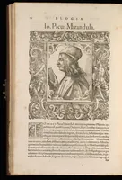 An illustration from Pauli Iouii Nouocomensis episcopi Nucerini elogia virorum literis illustrium : quotquot vel nostra vel auorum memoria vixere : ex eiusdem Musaeo (cuius descriptionem vnà exhibemus) ad viuum expressis imaginibus exornata (1577)