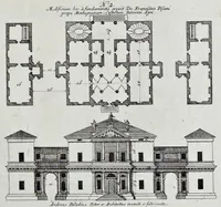 Picture 24 of 42 from Palatiorum Romanorum à celeberrimis sui aevi architectis erectorum pars prima[-tertia] (1694), leaf 122