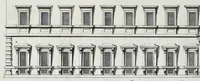 Picture 4 of 42 from Palatiorum Romanorum à celeberrimis sui aevi architectis erectorum pars prima[-tertia] (1694), leaf 19