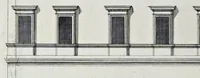 Picture 32 of 42 from Palatiorum Romanorum à celeberrimis sui aevi architectis erectorum pars prima[-tertia] (1694), leaf 195
