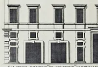 An illustration from Palatiorum Romanorum à celeberrimis sui aevi architectis erectorum pars prima[-tertia] (1694)