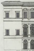Picture 34 of 42 from Palatiorum Romanorum à celeberrimis sui aevi architectis erectorum pars prima[-tertia] (1694), leaf 199