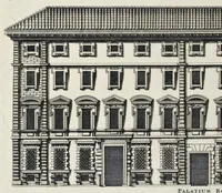 Picture 8 of 42 from Palatiorum Romanorum à celeberrimis sui aevi architectis erectorum pars prima[-tertia] (1694), leaf 43