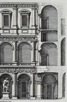 Picture 11 of 42 from Palatiorum Romanorum à celeberrimis sui aevi architectis erectorum pars prima[-tertia] (1694), leaf 64