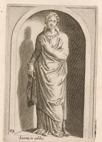 An illustration from Antiqvar[vm] statvar[vm] vrbis Romae (1655)