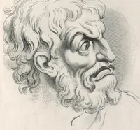 An illustration from Monsr. Le Brun's Expressions of the passions of the soul