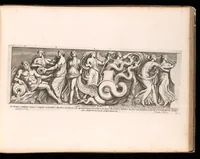 Picture 20 of 29 from Admiranda Romanarum antiquitatum ac veteris sculpturae vestigia : anaglyphico opere elaborata ex marmoreis exemplaribus quae Romae adhuc extant in Capitolio, aedibus hortisque virorum principum ad antiquam elegantiam (1693), leaf 112