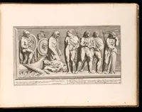 Picture 26 of 29 from Admiranda Romanarum antiquitatum ac veteris sculpturae vestigia : anaglyphico opere elaborata ex marmoreis exemplaribus quae Romae adhuc extant in Capitolio, aedibus hortisque virorum principum ad antiquam elegantiam (1693), leaf 154