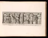 Picture 12 of 29 from Admiranda Romanarum antiquitatum ac veteris sculpturae vestigia : anaglyphico opere elaborata ex marmoreis exemplaribus quae Romae adhuc extant in Capitolio, aedibus hortisque virorum principum ad antiquam elegantiam (1693), leaf 80