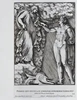 An illustration from Admiranda Romanarum antiquitatum ac veteris sculpturae vestigia : anaglyphico opere elaborata ex marmoreis exemplaribus quae Romae adhuc extant in Capitolio, aedibus hortisque virorum principum ad antiquam elegantiam (1693)
