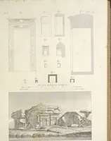 An illustration from L'architettura antica descritta e dimostrata coi monumenti ... : opera divisa in tre sezioni risguardanti la storia, la teorica, e le pratiche dell' architettura egiziana, greca e romana (1830)