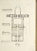 An illustration from L'architettura antica descritta e dimostrata coi monumenti ... : opera divisa in tre sezioni risguardanti la storia, la teorica, e le pratiche dell' architettura egiziana, greca e romana (1830)