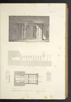 An illustration from L'architettura antica descritta e dimostrata coi monumenti ... : opera divisa in tre sezioni risguardanti la storia, la teorica, e le pratiche dell' architettura egiziana, greca e romana (1830)