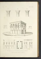 An illustration from L'architettura antica descritta e dimostrata coi monumenti ... : opera divisa in tre sezioni risguardanti la storia, la teorica, e le pratiche dell' architettura egiziana, greca e romana (1830)