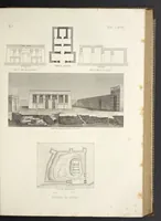 An illustration from L'architettura antica descritta e dimostrata coi monumenti ... : opera divisa in tre sezioni risguardanti la storia, la teorica, e le pratiche dell' architettura egiziana, greca e romana (1830)