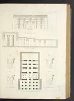 An illustration from L'architettura antica descritta e dimostrata coi monumenti ... : opera divisa in tre sezioni risguardanti la storia, la teorica, e le pratiche dell' architettura egiziana, greca e romana (1830)