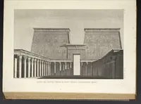 An illustration from L'architettura antica descritta e dimostrata coi monumenti ... : opera divisa in tre sezioni risguardanti la storia, la teorica, e le pratiche dell' architettura egiziana, greca e romana (1830)