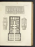 An illustration from L'architettura antica descritta e dimostrata coi monumenti ... : opera divisa in tre sezioni risguardanti la storia, la teorica, e le pratiche dell' architettura egiziana, greca e romana (1830)