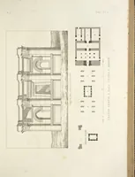 An illustration from L'architettura antica descritta e dimostrata coi monumenti ... : opera divisa in tre sezioni risguardanti la storia, la teorica, e le pratiche dell' architettura egiziana, greca e romana (1830)