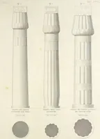 An illustration from L'architettura antica descritta e dimostrata coi monumenti ... : opera divisa in tre sezioni risguardanti la storia, la teorica, e le pratiche dell' architettura egiziana, greca e romana (1830)