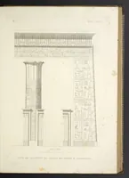 An illustration from L'architettura antica descritta e dimostrata coi monumenti ... : opera divisa in tre sezioni risguardanti la storia, la teorica, e le pratiche dell' architettura egiziana, greca e romana (1830)