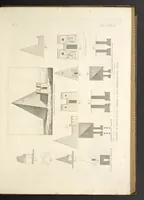 An illustration from L'architettura antica descritta e dimostrata coi monumenti ... : opera divisa in tre sezioni risguardanti la storia, la teorica, e le pratiche dell' architettura egiziana, greca e romana (1830)