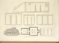 An illustration from L'architettura antica descritta e dimostrata coi monumenti ... : opera divisa in tre sezioni risguardanti la storia, la teorica, e le pratiche dell' architettura egiziana, greca e romana (1830)