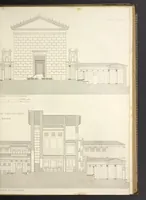 An illustration from L'architettura antica descritta e dimostrata coi monumenti ... : opera divisa in tre sezioni risguardanti la storia, la teorica, e le pratiche dell' architettura egiziana, greca e romana (1830)