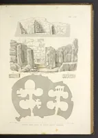 An illustration from L'architettura antica descritta e dimostrata coi monumenti ... : opera divisa in tre sezioni risguardanti la storia, la teorica, e le pratiche dell' architettura egiziana, greca e romana (1830)