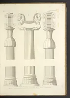 An illustration from L'architettura antica descritta e dimostrata coi monumenti ... : opera divisa in tre sezioni risguardanti la storia, la teorica, e le pratiche dell' architettura egiziana, greca e romana (1830)