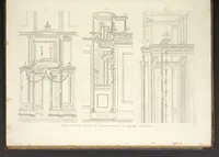 An illustration from L'architettura antica descritta e dimostrata coi monumenti ... : opera divisa in tre sezioni risguardanti la storia, la teorica, e le pratiche dell' architettura egiziana, greca e romana (1830)