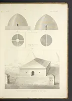 An illustration from L'architettura antica descritta e dimostrata coi monumenti ... : opera divisa in tre sezioni risguardanti la storia, la teorica, e le pratiche dell' architettura egiziana, greca e romana (1830)
