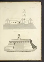 An illustration from L'architettura antica descritta e dimostrata coi monumenti ... : opera divisa in tre sezioni risguardanti la storia, la teorica, e le pratiche dell' architettura egiziana, greca e romana (1830)